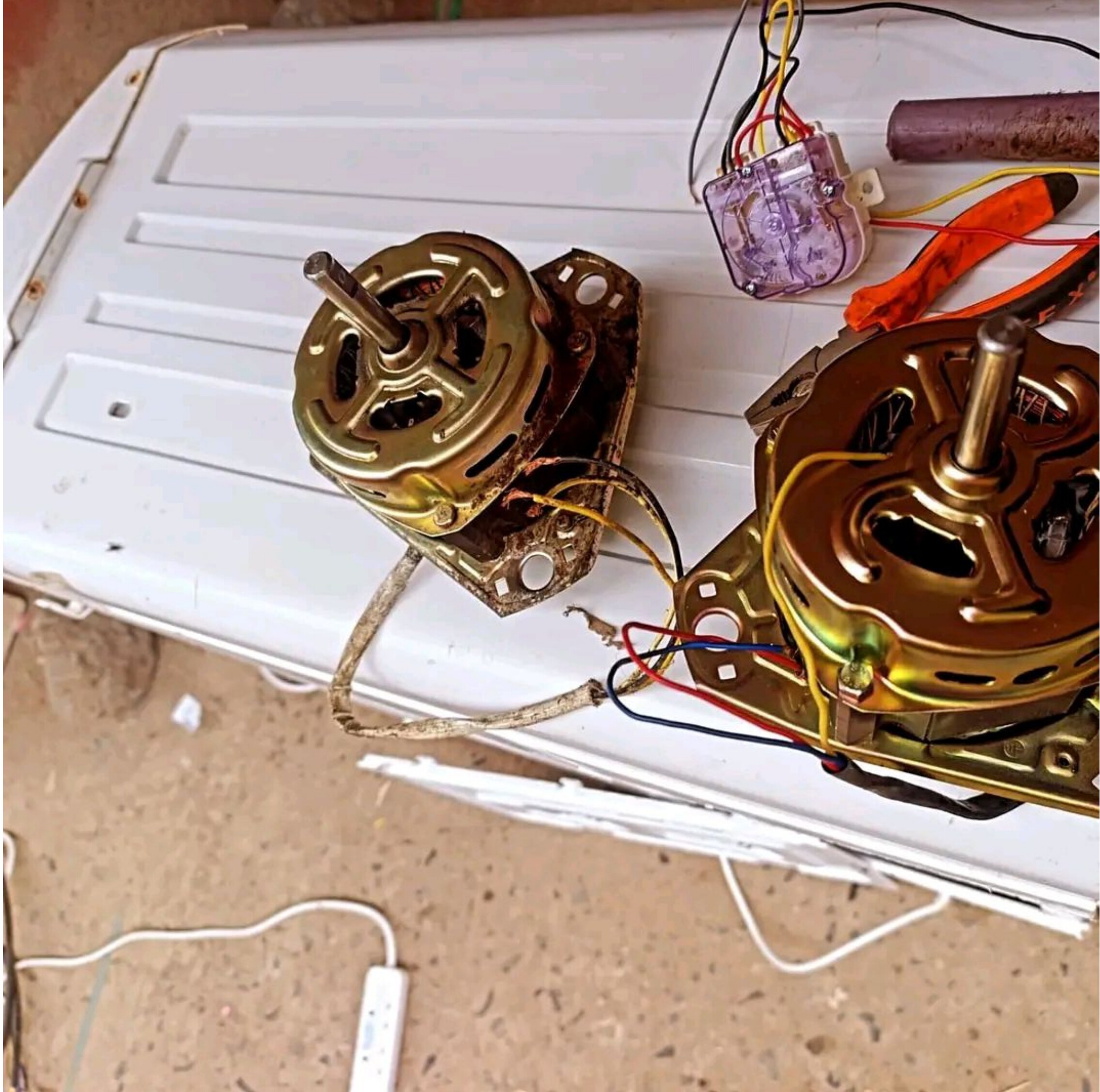 Electric motor & timer rewinding